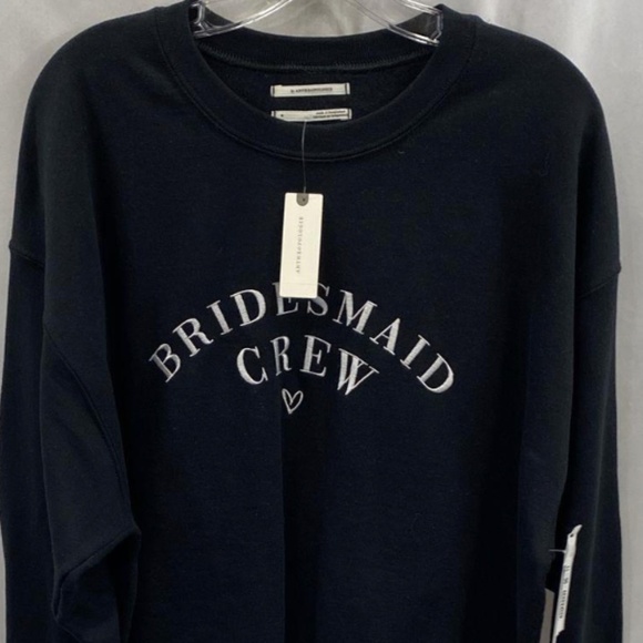 NWT ANTHROPOLOGIE BRIDESMAID CREW SWEATSHIRT (SOLD OUT) - Picture 1 of 1